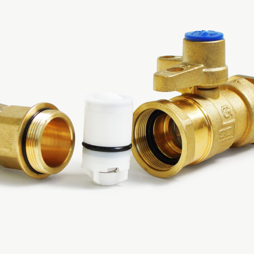 Inline Ball Valve Dual Check Valve DN20 – PE25