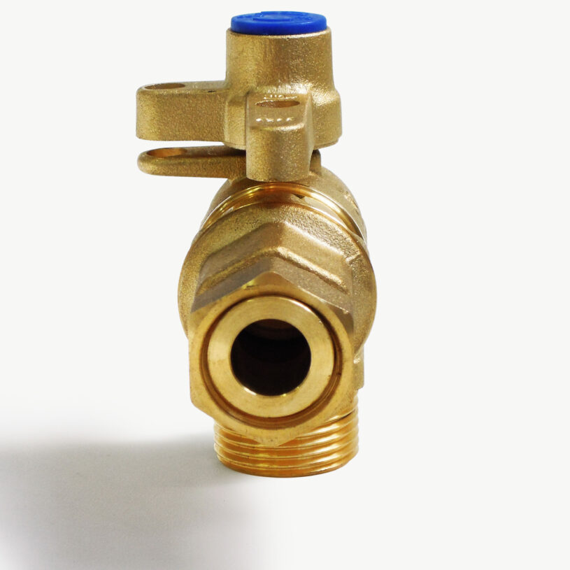 Angle Ball Valve Dual Check Valve DN20 – BSP