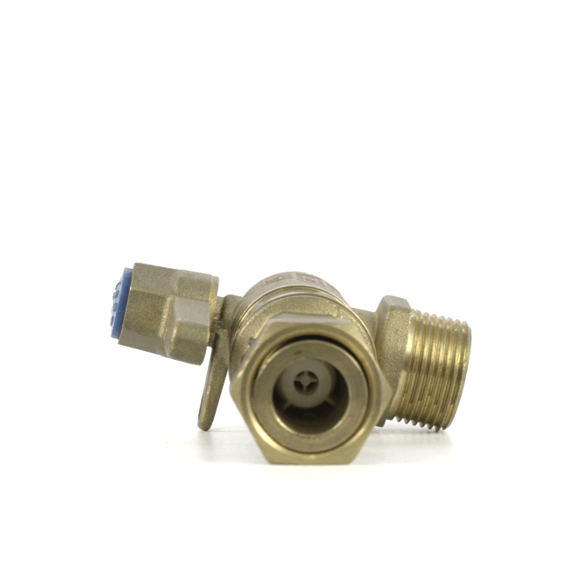 Angle Ball Valve Dual Check Valve DN20 – BSP