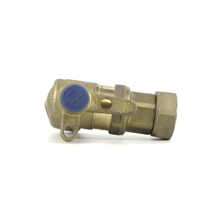 Angle Ball Valve Dual Check Valve DN20 – PE25