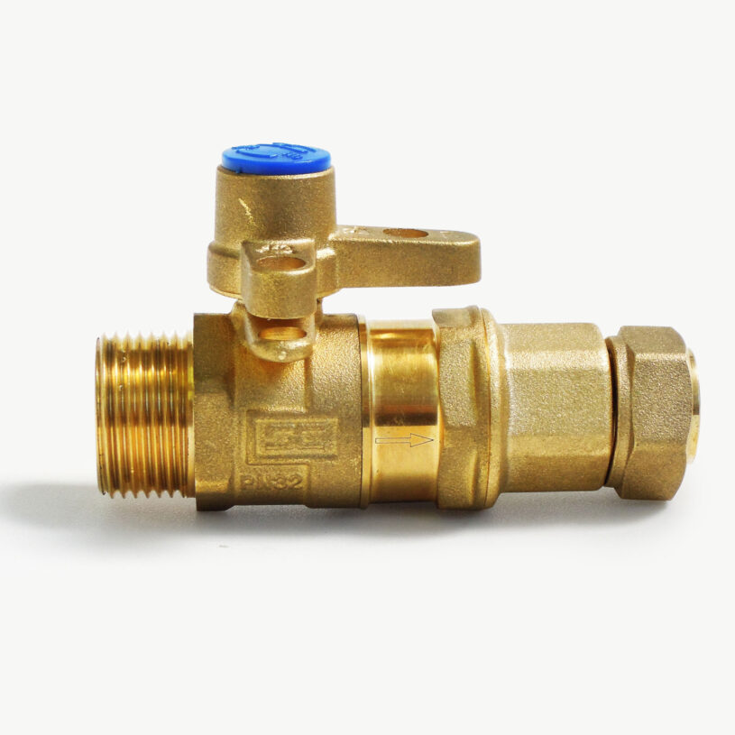 Inline Ball Valve Dual Check Valve – DN15 BSP