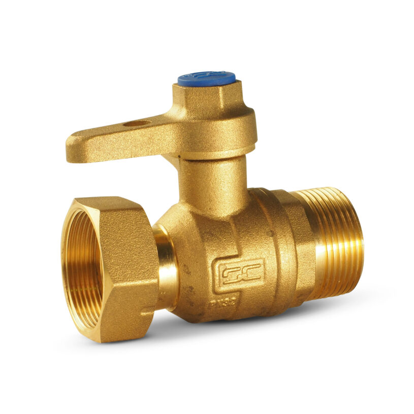 Complete meter assembly: Dual isolation valve for BSP Connections DN25