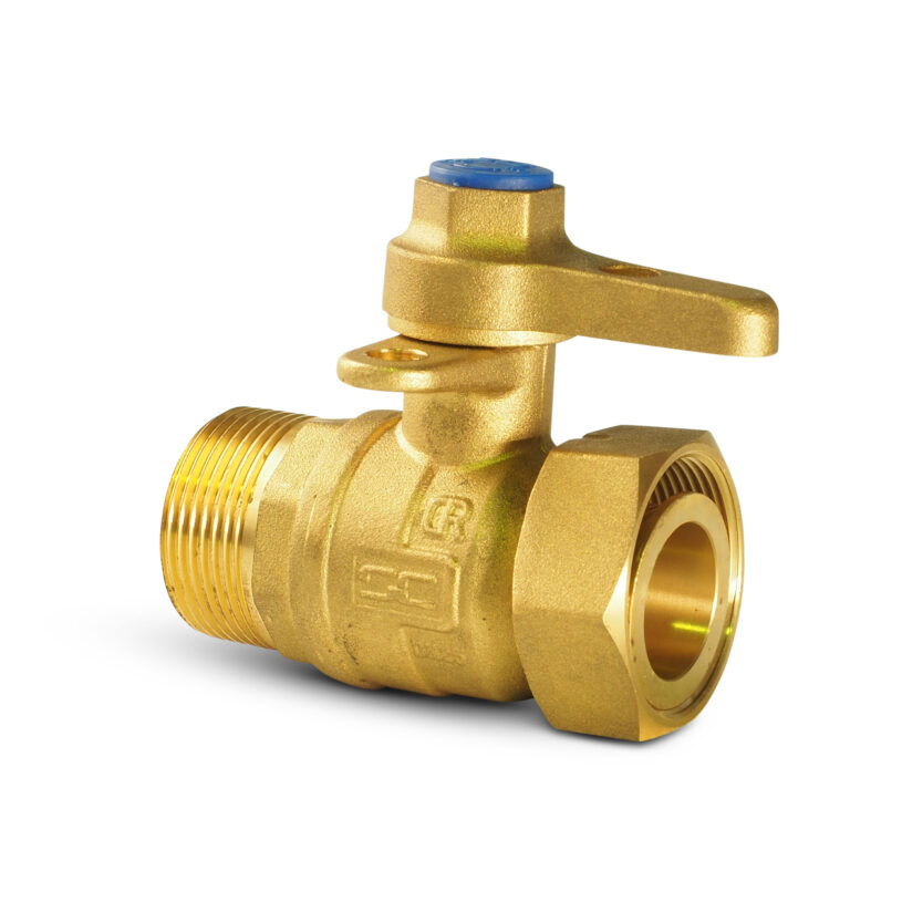 Complete meter assembly: Dual isolation valve for BSP Connections DN25