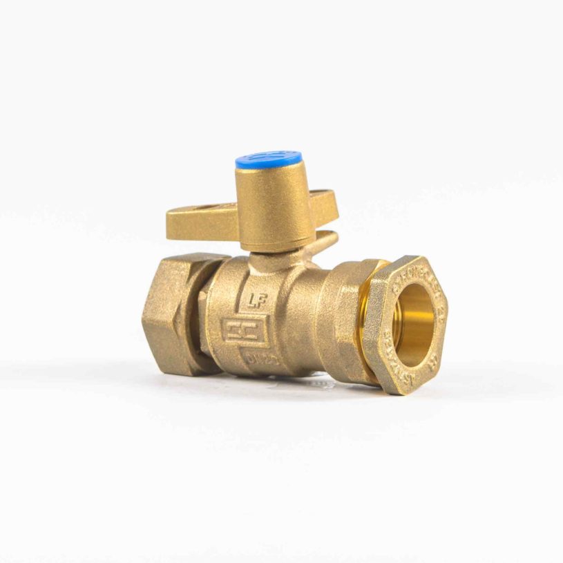 Complete meter assembly: Dual isolation valve for PE25 Connections