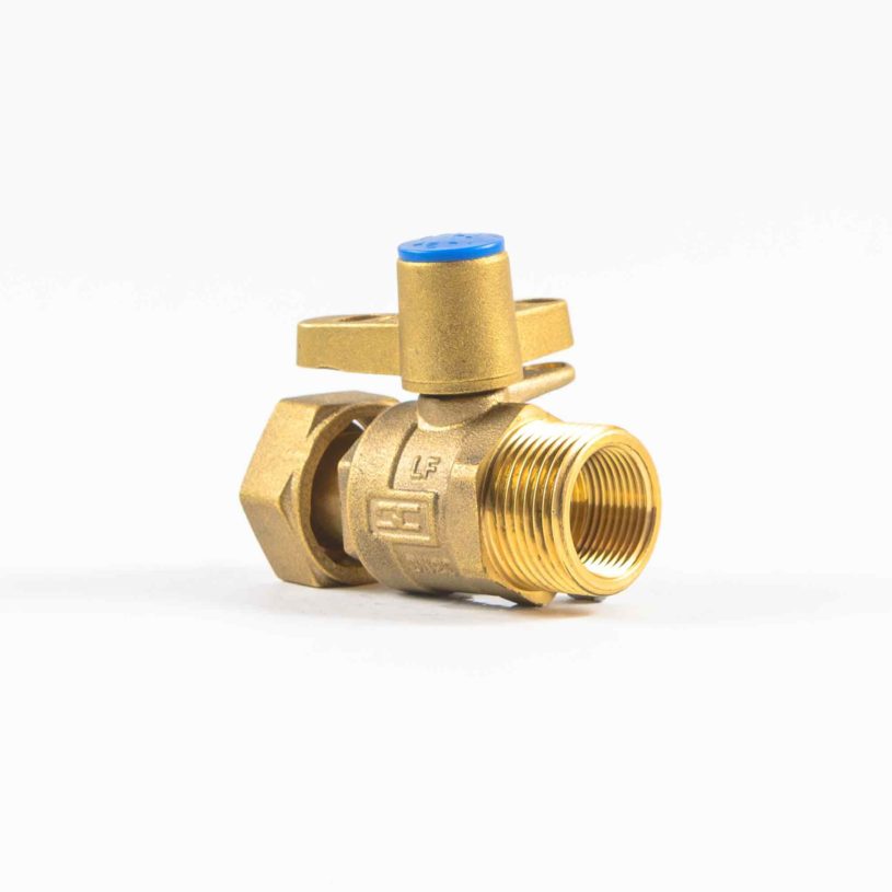 METER ASSEMBLY: DUAL ISOLATION VALVES FOR BSP CONNECTIONS (NO METER)