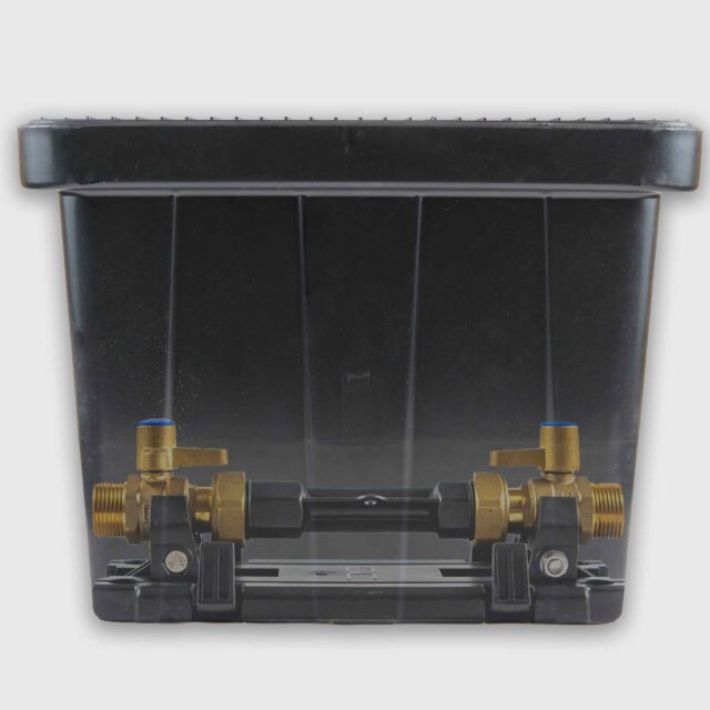 METER ASSEMBLY: DUAL ISOLATION VALVES FOR BSP CONNECTIONS (NO METER)