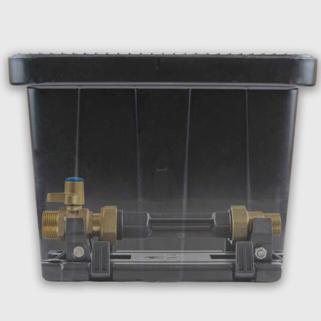 METER ASSEMBLY: SINGLE ISOLATION VALVES FOR BSP CONNECTIONS (NO METER)