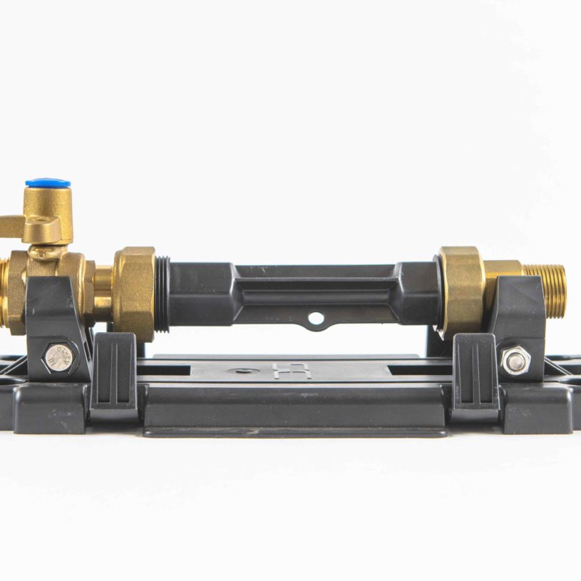 METER ASSEMBLY: SINGLE ISOLATION VALVES FOR BSP CONNECTIONS (NO METER)